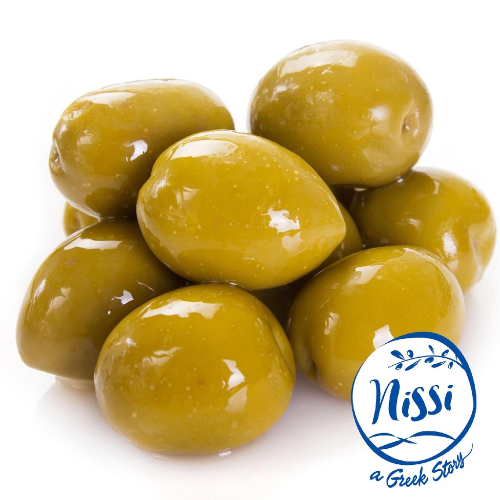 Organic Greek Nissi Halkidiki Olives Large (without Pit) kg