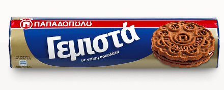 Gemista Sandwich Biscuits with Chocolate Flavored Cream 200g